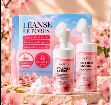 120ml Sakura Collagen Facial Cleansing Mousse